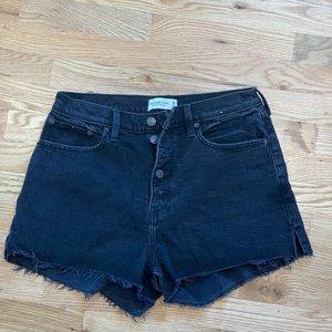 Abercrombie & Fitch Curve Love High Rise Mom Shorts